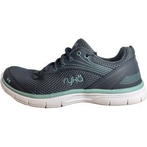 Ryka Destiny Gray Teal Walking Sneakers | Women's Size 7.5M US